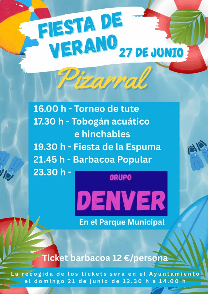 Pizarral celebra su fiesta de verano con un variado programa de actividades