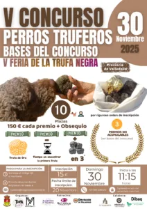 Cogeces del Monte celebra el V Concurso de Perros Truferos con premios en metálico