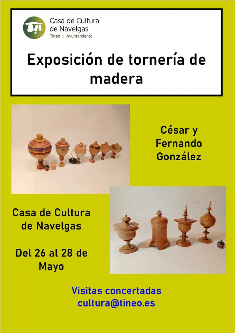 Navelgas celebra la artesanía de la madera con una exposición de los hermanos González