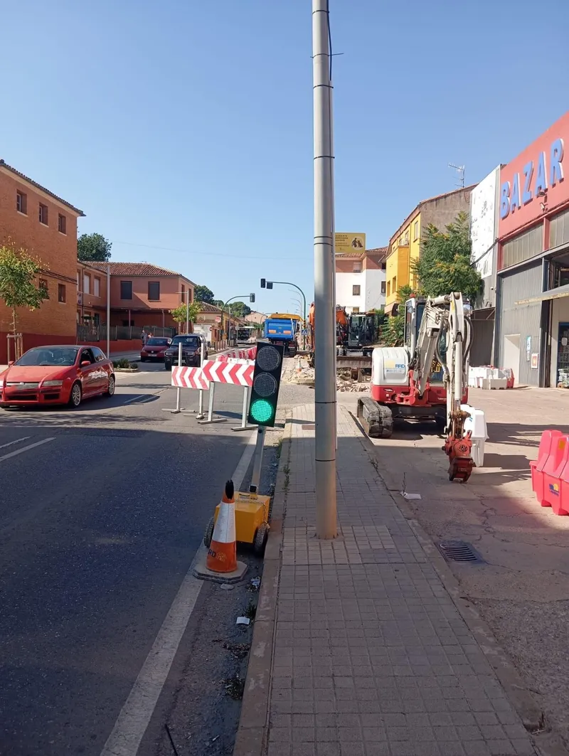 Arranca la reforma de la Avenida de Valencia en Calatayud con cortes de tráfico y desvíos