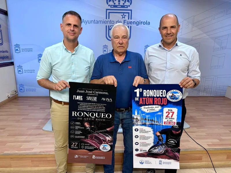 Fuengirola celebra un ronqueo de atún rojo abierto al público en su Puerto Deportivo