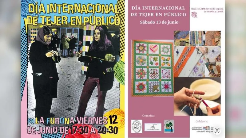 Benidorm celebra el Día Mundial de Tejer en Público con actividades para todos