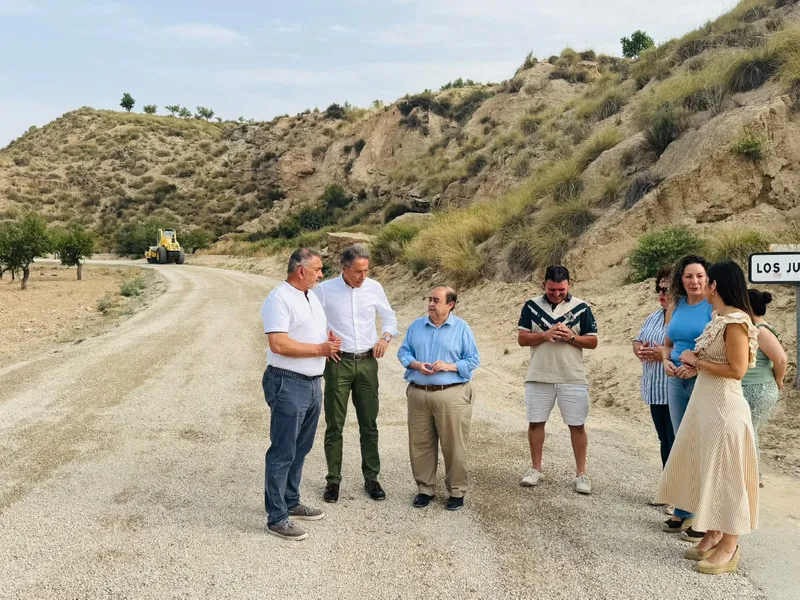 Lorca estrena carretera renovada hacia el Pantano de Puentes con 525.000 euros de inversión