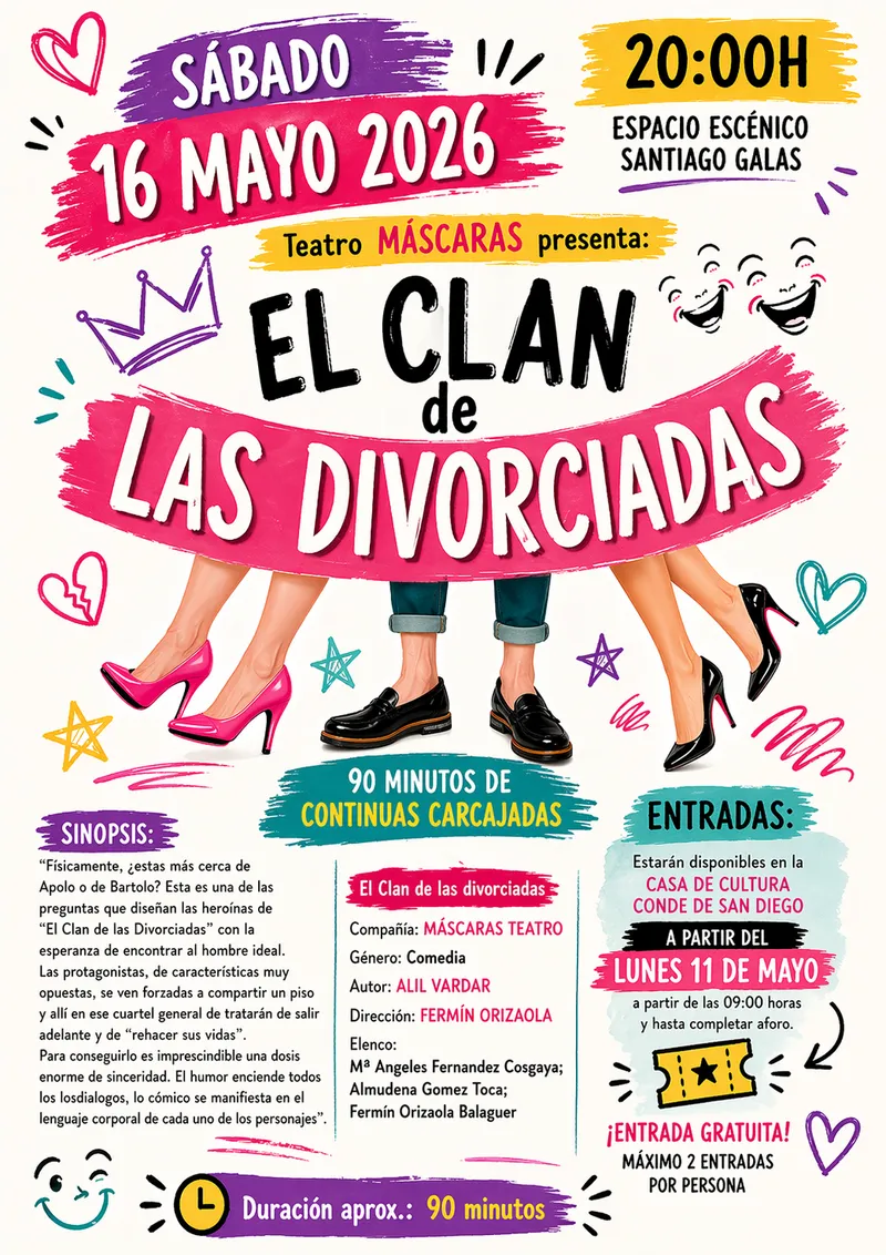 El teatro 'El Inconveniente' llega a Cabezón de la Sal con entrada gratuita