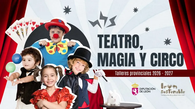 Carracedelo abre inscripciones para talleres de teatro, magia y circo para jóvenes