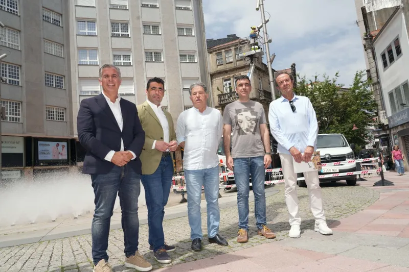 Pontevedra renueva su alumbrado con 2,3 millones de euros de la Diputación