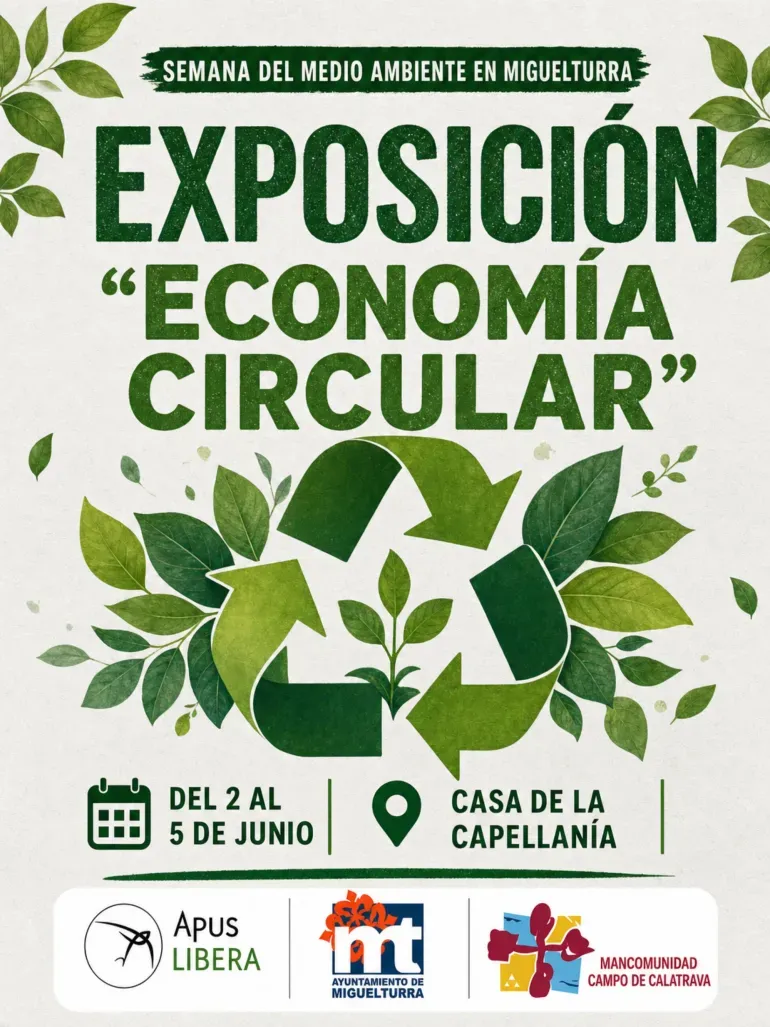 Miguelturra celebra la Semana del Medio Ambiente con una exposición sobre Economía Circular