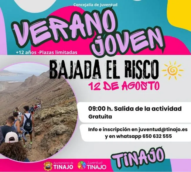 Tinajo organiza excursiones de verano a la playa del Risco y la Isla de Lobos