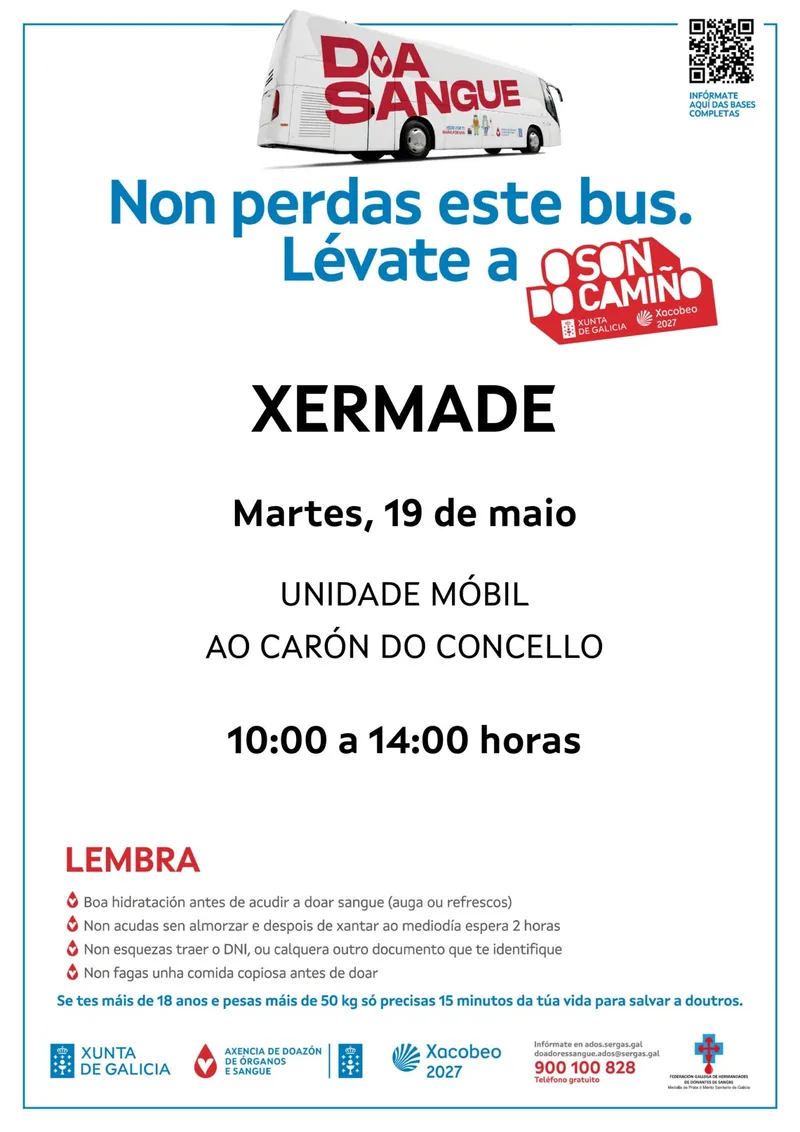Xermade promueve una jornada de donación de sangre para salvar vidas