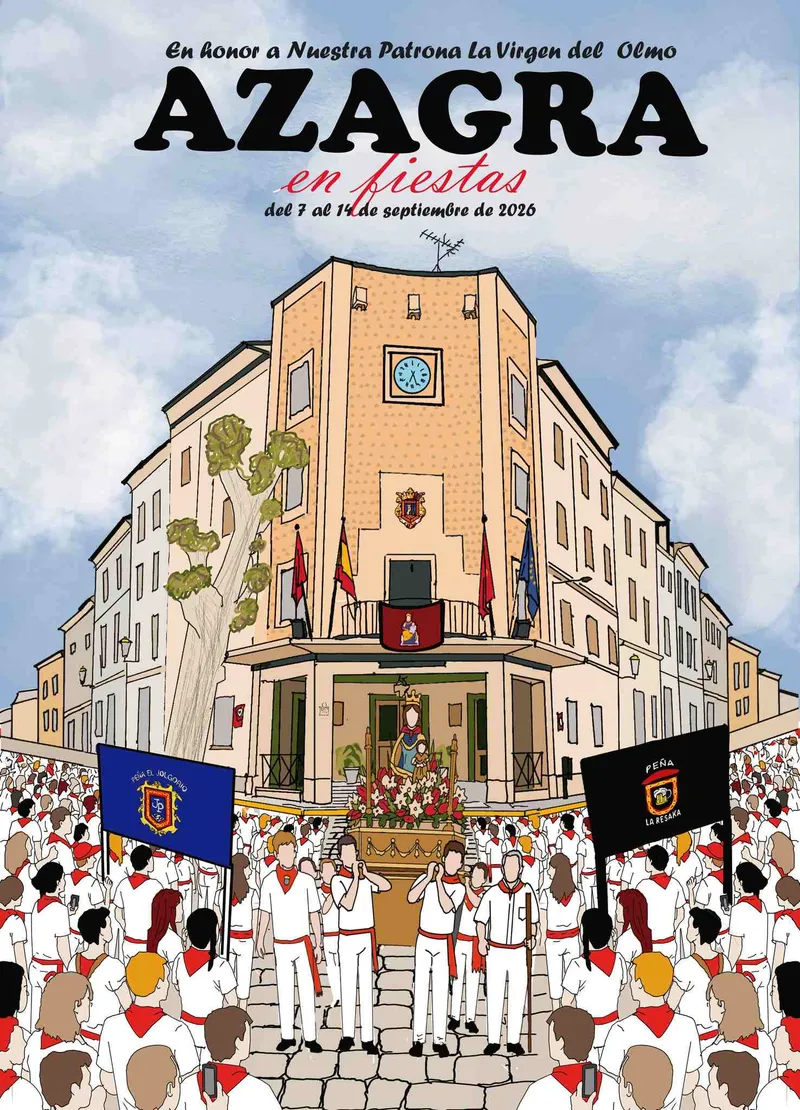 Azagra presenta la programación de sus fiestas patronales 2026 en honor a la Virgen del Olmo