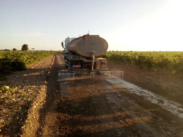 Pedro Muñoz reacondiciona 17 kilómetros de caminos rurales para mejorar el acceso a fincas