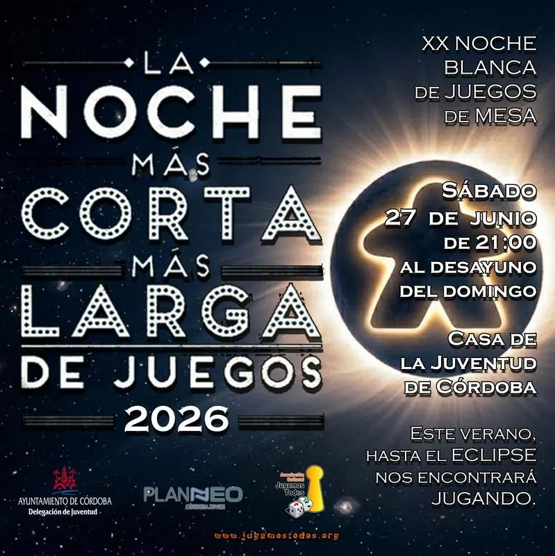 Córdoba celebra 20 años de 'La Noche Más Corta Más Larga de Juegos'