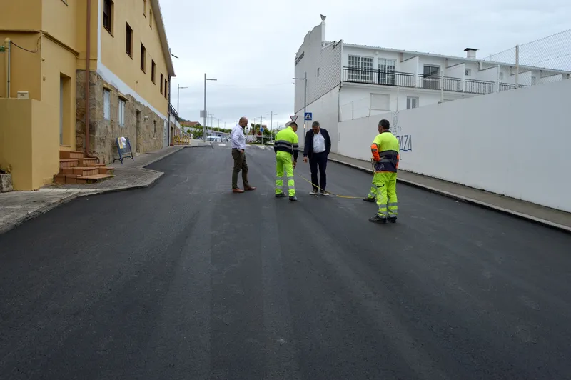 Sanxenxo finaliza la primera fase de asfaltado y pintado de calles clave