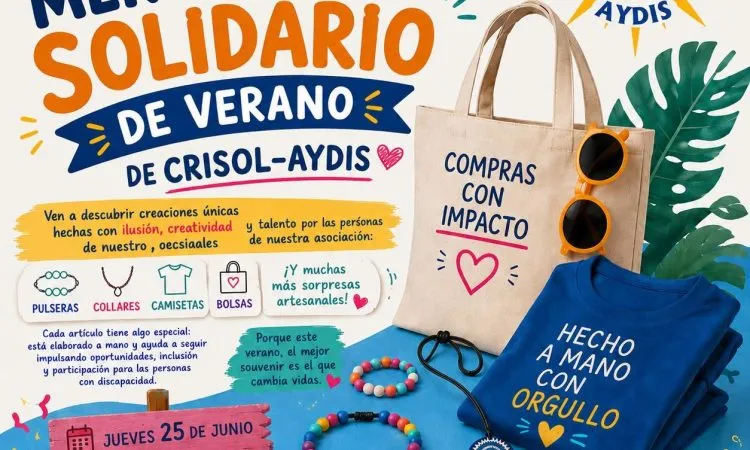 Casariche celebra su Mercadillo Solidario de Verano para impulsar la inclusión social