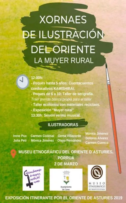 Ilustración y mujer rural protagonizan las jornadas en Porrúa, Llanes