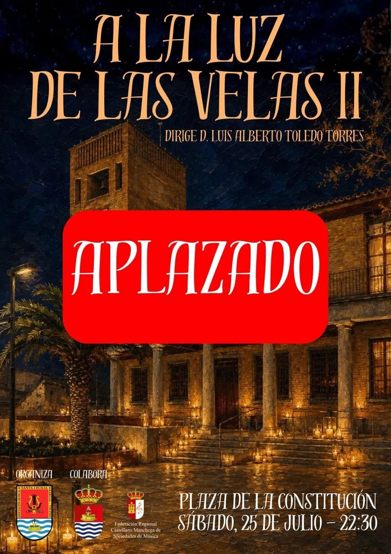 Cancelado el concierto 'A la Luz de las Velas II' en Bargas por el humo de los incendios