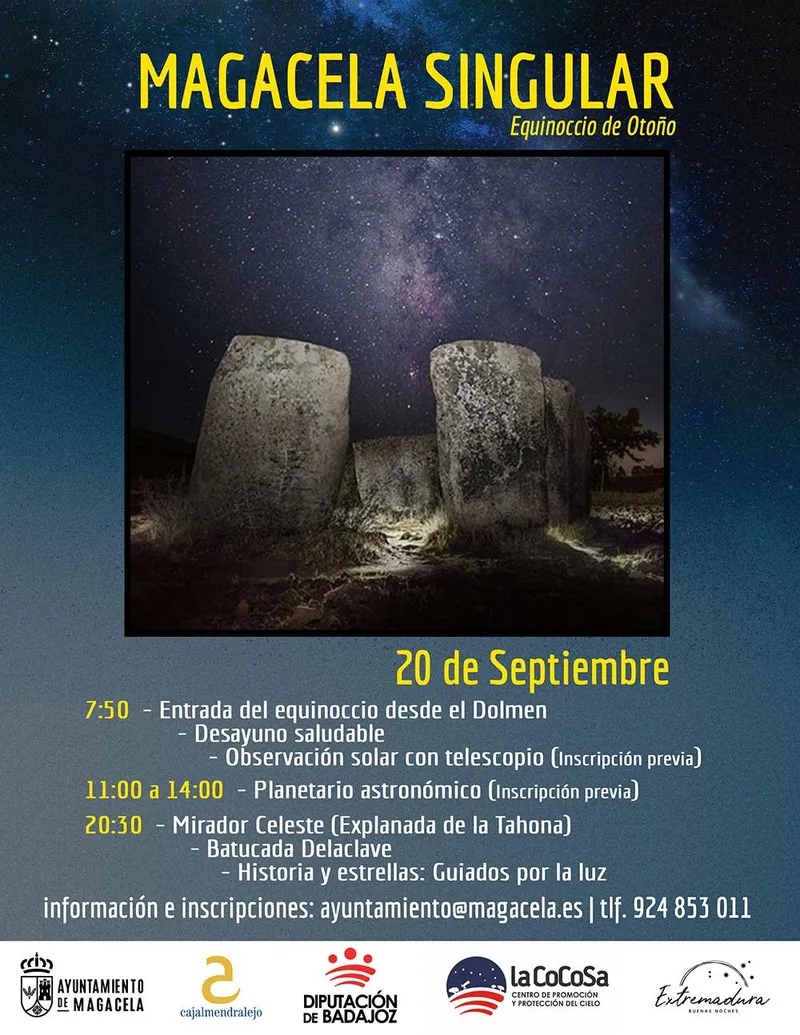 Magacela celebra el equinoccio de otoño con una cita astronómica