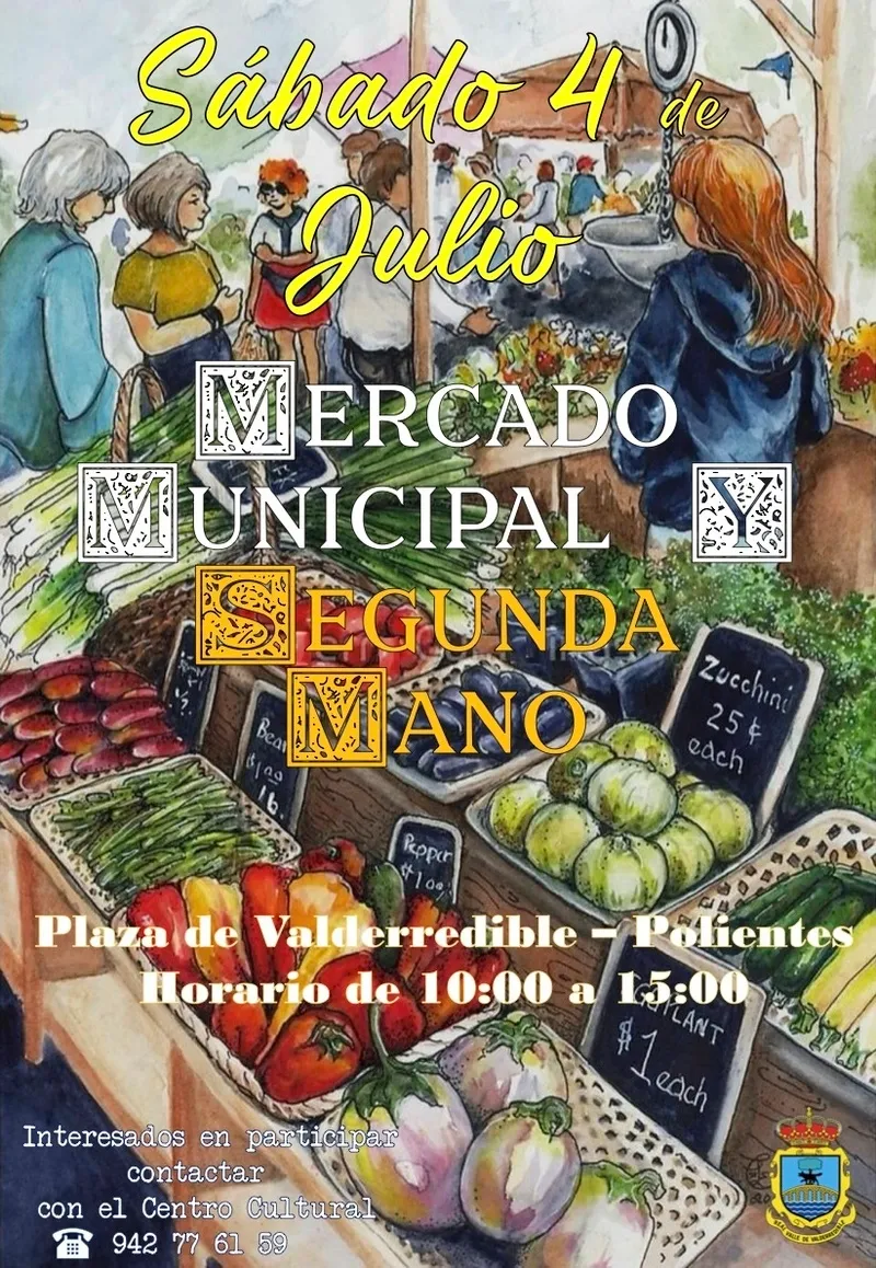 Valderredible celebra su mercado municipal de segunda mano en julio