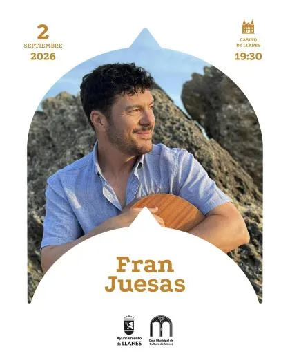 Fran Juesas ofrecerá un concierto gratuito en el Casino de Llanes