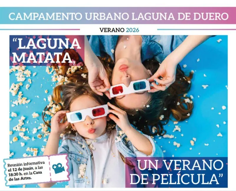 Laguna de Duero lanza su campamento urbano "Un Verano de Película" para niños y jóvenes