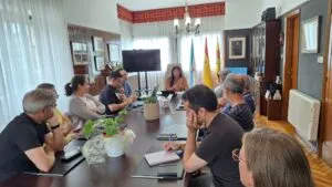 Concentración y corte de carretera en Mos para exigir seguridad en la N-550 tras atropello de peregrina
