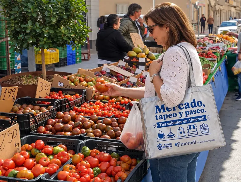 Almoradí impulsa el comercio local con la campaña 'Mercado, tapeo y paseo' los sábados