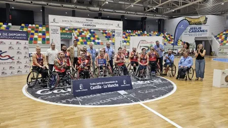 El AMIAB Albacete se corona campeón del Trofeo JCCM de baloncesto en silla de ruedas en Manzanares