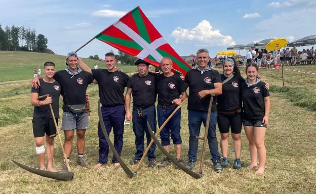 Segalaris vascos triunfan en el campeonato de siega de Austria