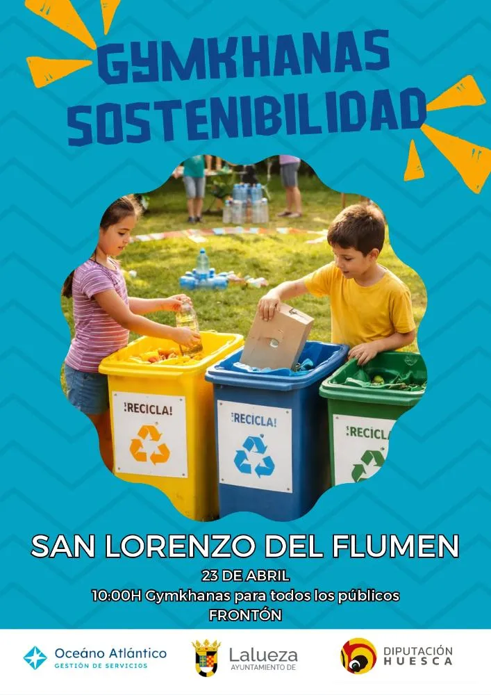 Lalueza organiza gymkhanas de sostenibilidad para familias el 22 de abril