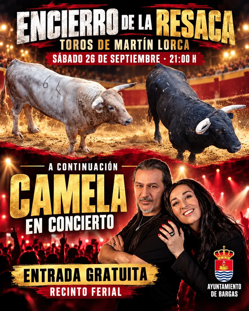 Bargas desvela los toros de Martín Lorca para el Encierro de la Resaca y el concierto de Camela