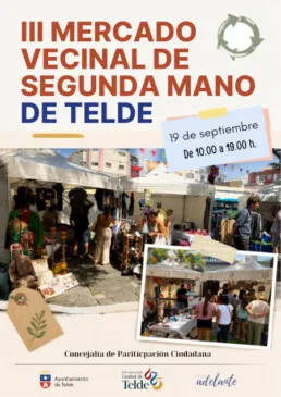 Telde celebra la tercera edición del Mercado Vecinal de Segunda Mano