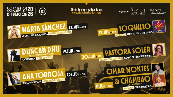 Aplazados los Conciertos Solidarios de Ciudad Real por un recurso contractual