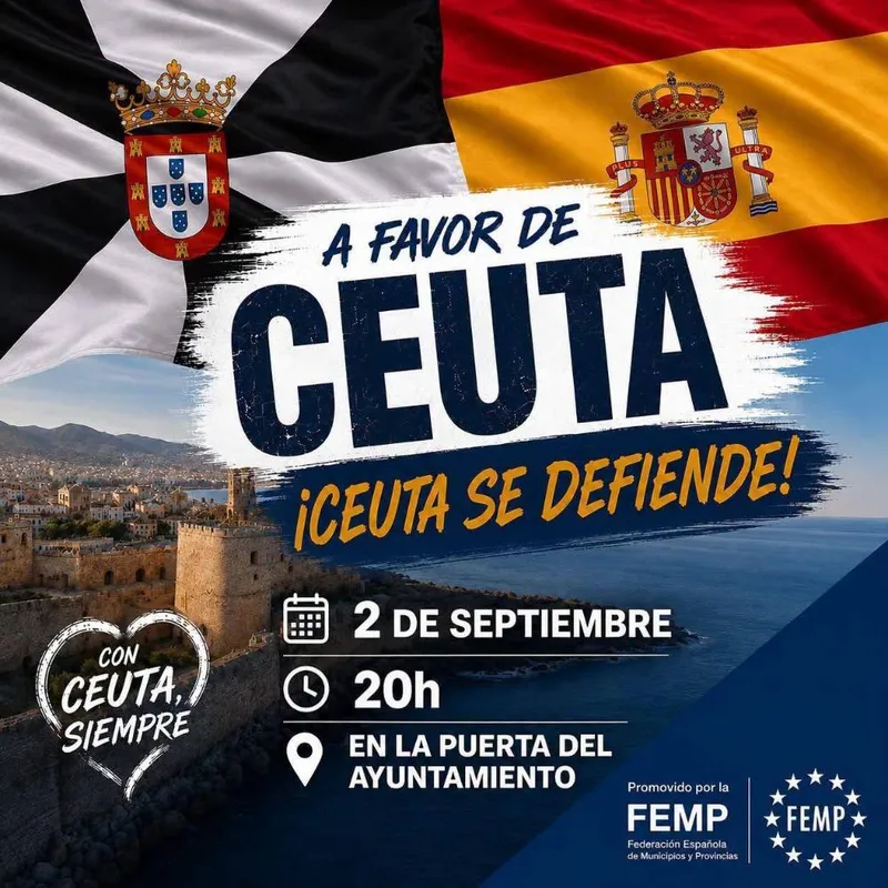 Huélaga convoca una concentración en apoyo a Ceuta
