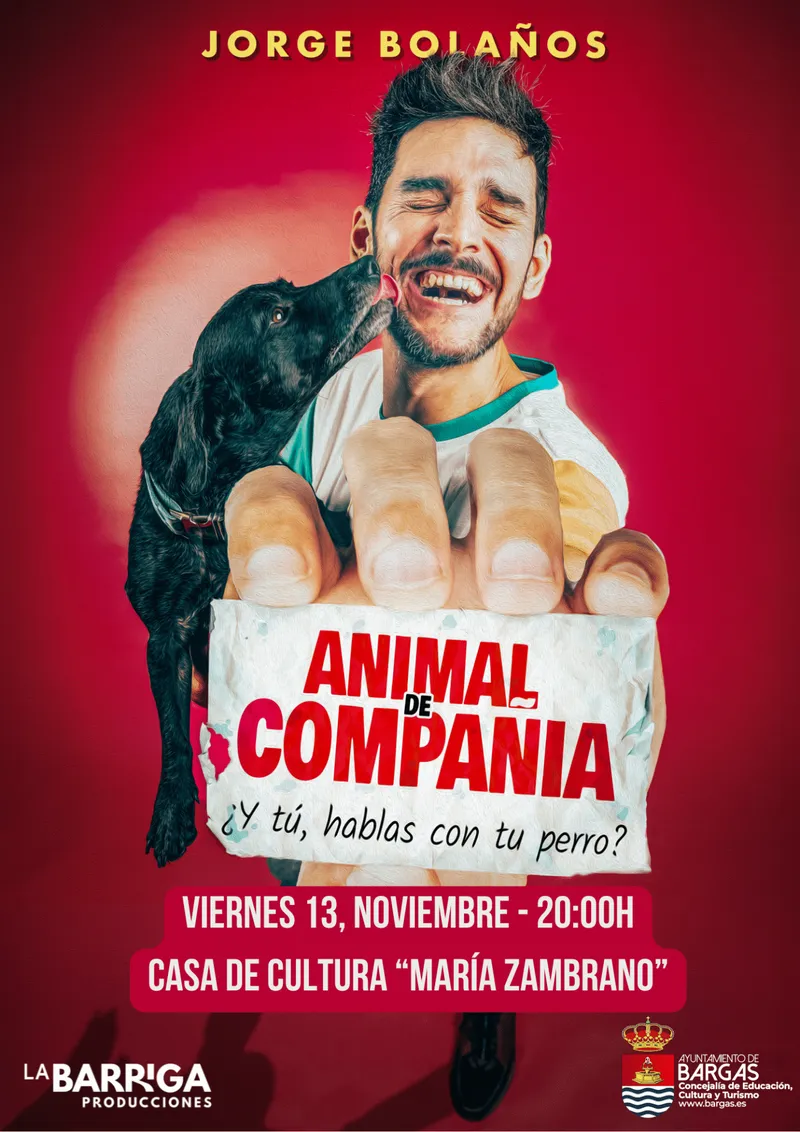Jorge Bolaños trae su monólogo "Animal de compañía" a Bargas