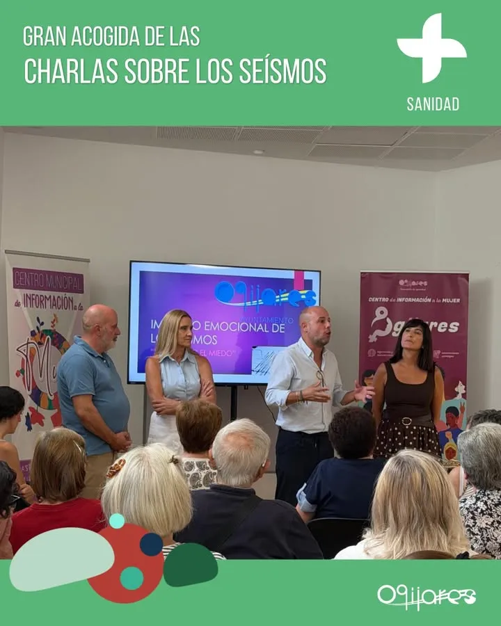 Ogíjares aborda el impacto emocional de los seísmos en una charla informativa