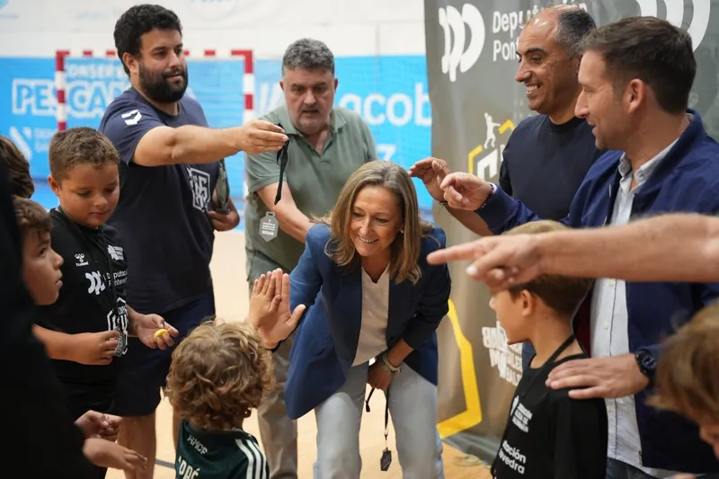 La Copa 5x5 de Balonmano en Poio cierra su paso por la provincia con apoyo de la Diputación de Pontevedra