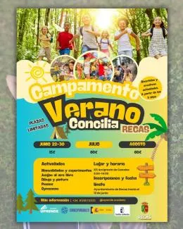 Recas abre inscripciones para su campamento de verano 2026 para niños de 3 a 12 años