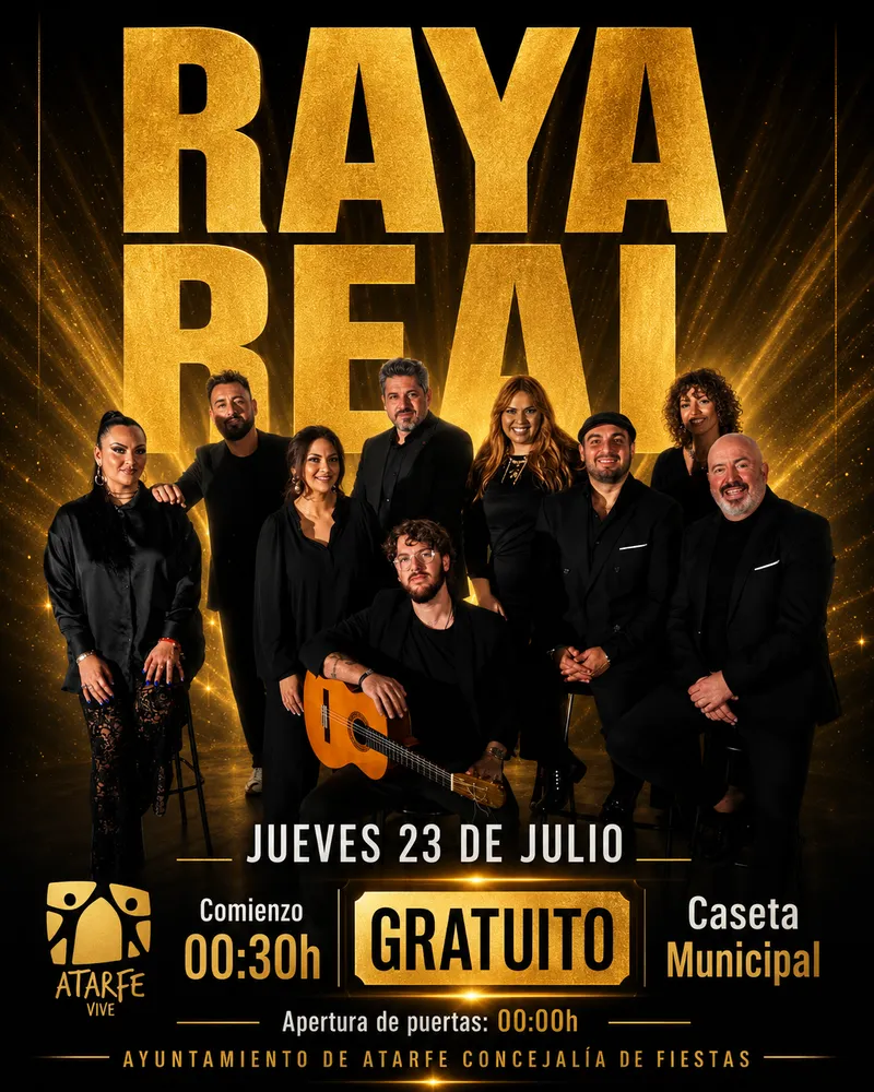 Raya Real inaugura la programación musical de las Fiestas de Atarfe