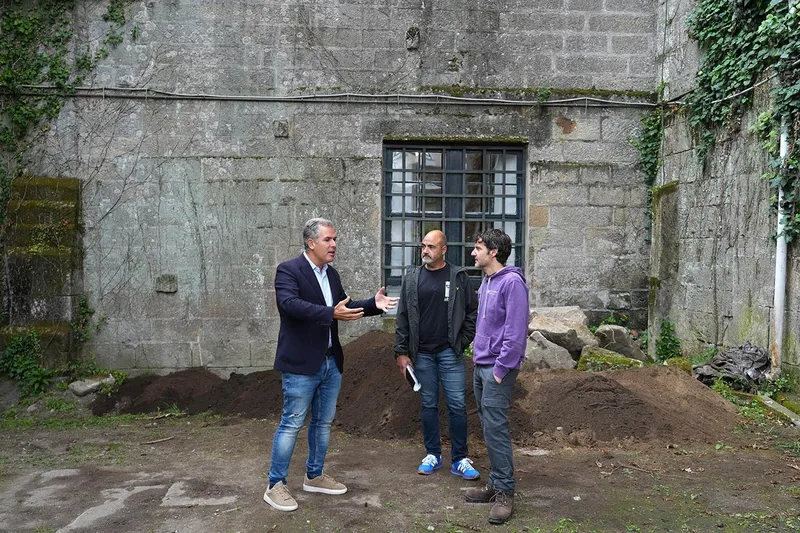 Arrancan las excavaciones arqueológicas en el convento de Santa Clara de Pontevedra