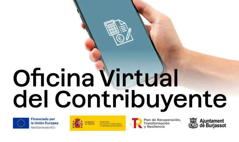 Burjassot lanza su Oficina Virtual del Contribuyente con fondos europeos
