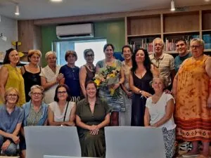 El club de lectura de Mos clausura el curso con un encuentro literario con María Reimóndez