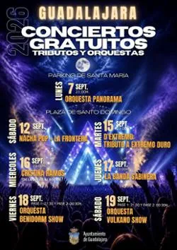 La Orquesta Panorama actuará gratis en Guadalajara durante las Ferias y Fiestas 2026