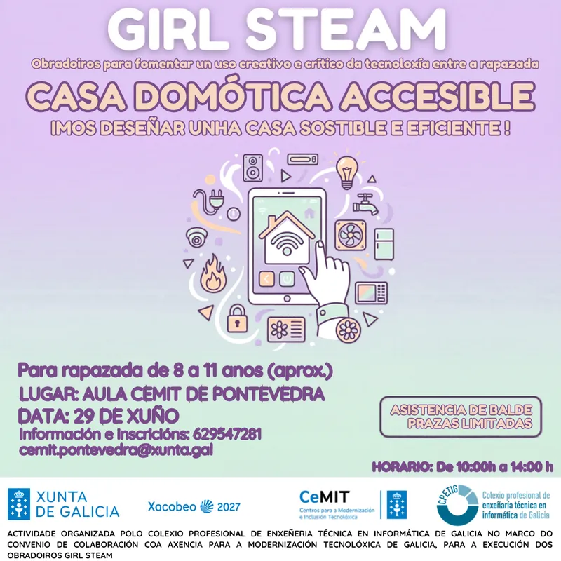 La Deputación de Pontevedra organiza talleres gratuitos de domótica y ciberseguridad para jóvenes