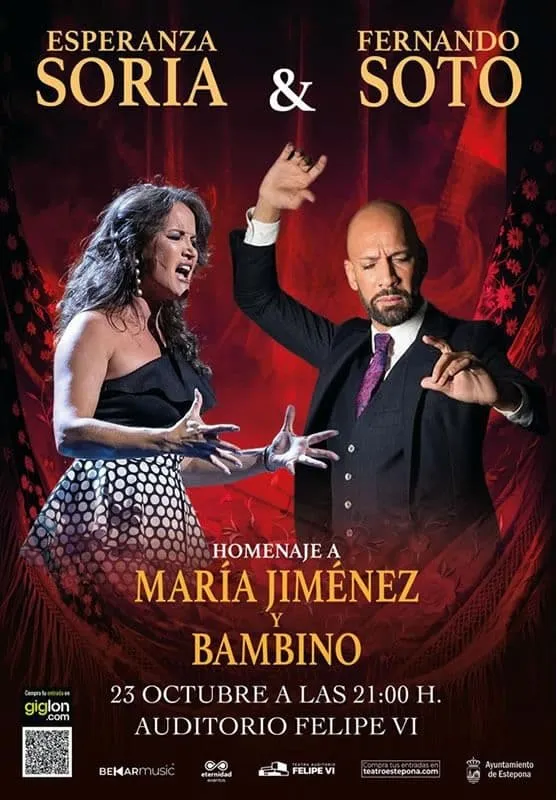 Estepona rinde homenaje a María Jiménez y Bambino con un espectáculo flamenco