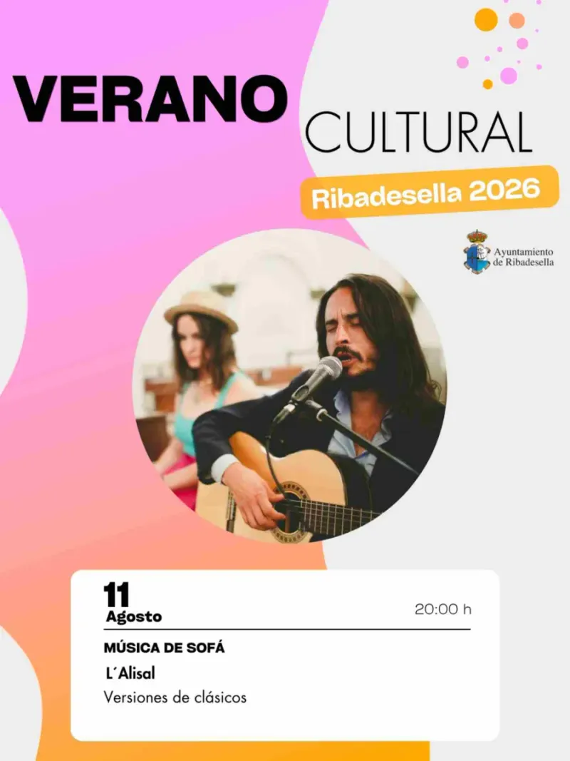 Ribadesella lleva la música a L'Alisal con el dúo 'Música de Sofá'