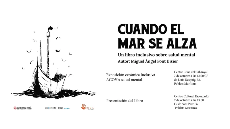 Valencia acoge la presentación de un libro inclusivo sobre salud mental y una exposición de cerámica