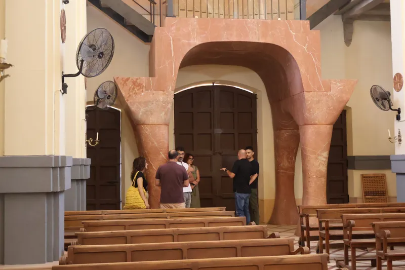 Novelda avanza en la rehabilitación del Santuario de Santa María Magdalena