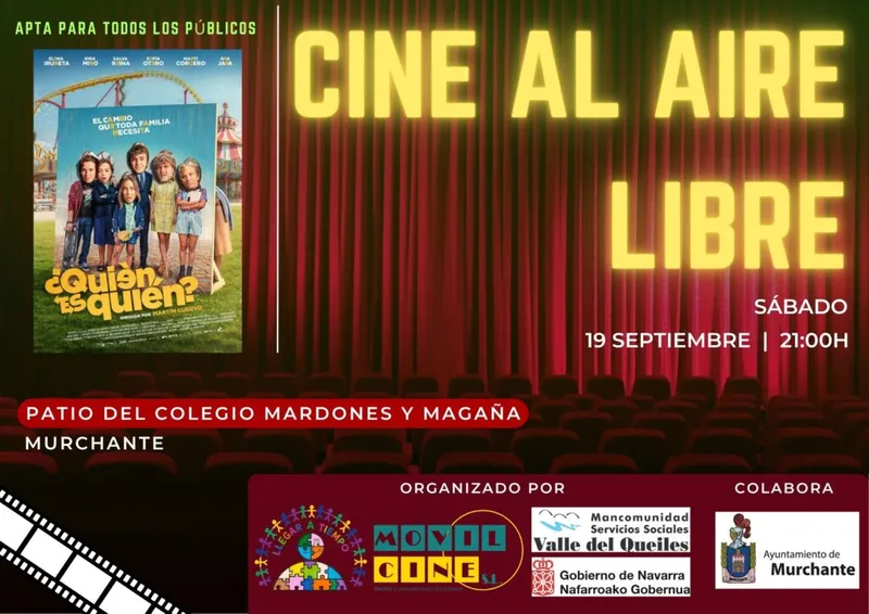 Murchante proyectará cine al aire libre este verano