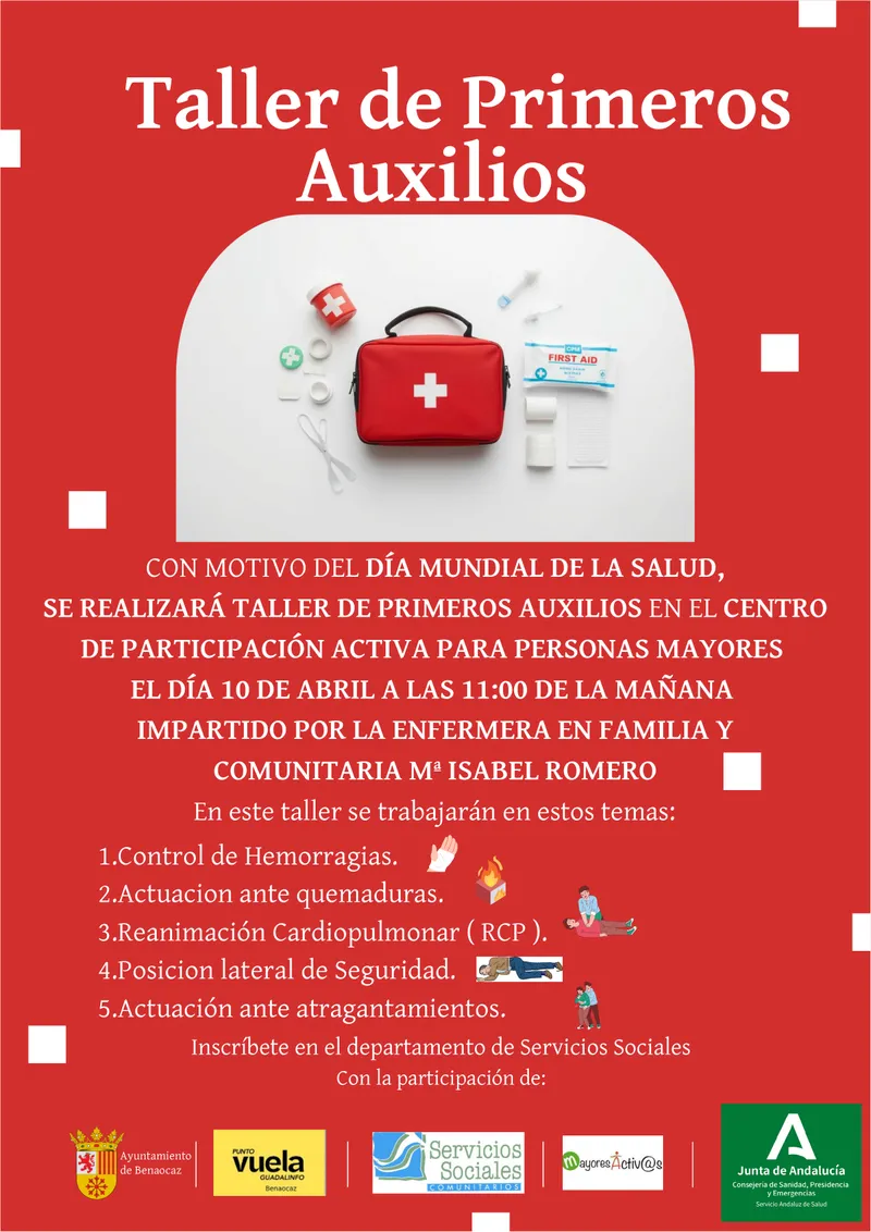 Benaocaz celebra el Día Mundial de la Salud con un taller gratuito de primeros auxilios