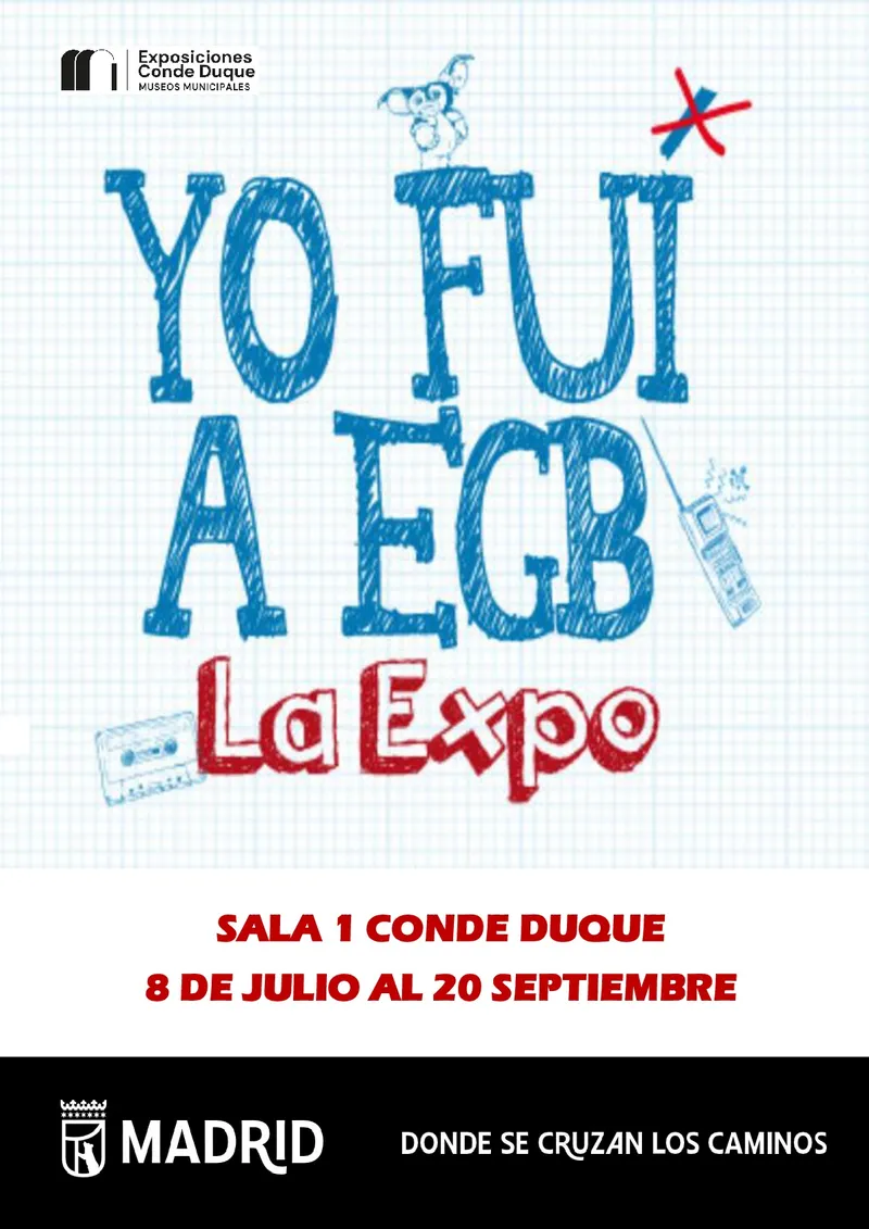 La exposición 'Yo fui a EGB' revive la nostalgia de los 70, 80 y 90 en Madrid